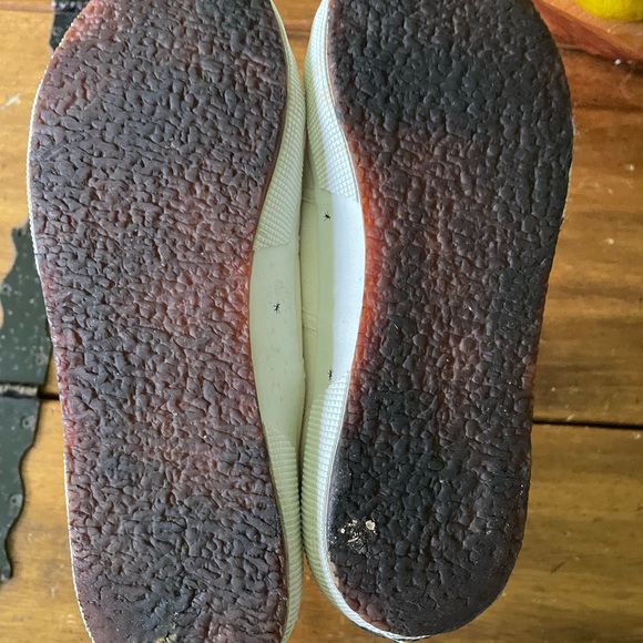 Superga x Deerdana 2750 Ants S00E1E0 White Sneaker Shoes Womens Size 41 - Picture 7 of 12